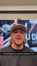 AJ Cole is here to stay! by @raidersofficial with original sound