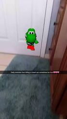 Preview for a Spotlight video that uses the Yoshi cringe Lens