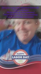 Preview for a Spotlight video that uses the Happy Labor Day Lens