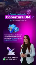 This informative explainer video from Kastiela Garcia breaks down Uninsured Motorist (UM) coverage. It visually demonstrates how UM insurance protects you if you're in an accident with a driver who has no insurance or insufficient coverage, using clear graphics and real-world scenarios. by @kastielagarcia with original sound