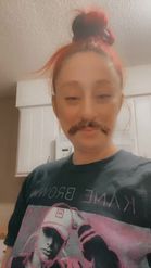 Preview for a Spotlight video that uses the Mustaches Lens