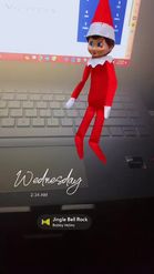 Preview for a Spotlight video that uses the Elf Shelf Dance Lens