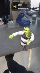 Preview for a Spotlight video that uses the Shrek Dancing Lens