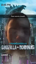 Preview for a Spotlight video that uses the Godzilla vs Kong Lens