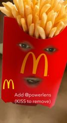 Preview for a Spotlight video that uses the McDonalds Face Lens