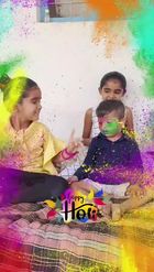 Preview for a Spotlight video that uses the Happy Holi Lens