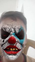 Preview for a Spotlight video that uses the Joker face Lens