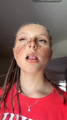 Preview for a Spotlight video that uses the Freckles x Eyelash Lens