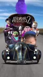 Preview for a Spotlight video that uses the Addams Family 2 Lens