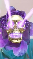 Preview for a Spotlight video that uses the Ultraviolet Skull Lens