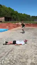 In this hilarious outdoor prank, Winchumbo uses his scooter to play a surprise game on his unsuspecting friend. What starts as a simple ride turns into a full-on comedic chase, leaving everyone laughing. It's a perfect example of fun, creative stunts. by @winchumbo with Original Sound by Contains: Shut Up - Nettspend