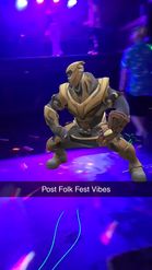 Preview for a Spotlight video that uses the Thanos - Dancing Lens