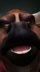 Preview for a Spotlight video that uses the Angry Bull Morph Lens