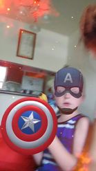 Preview for a Spotlight video that uses the Captain America 23 Lens