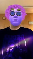 Preview for a Spotlight video that uses the Purple Man Lens