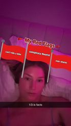 Preview for a Spotlight video that uses the My Red Flags Lens