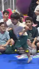 This lively video captures a group of young children enjoying themselves in a colorful indoor playground. They are seen laughing, playing games like tug-of-war, and having fun on the soft play equipment. The atmosphere is energetic and full of joy, showcasing classic childhood play. by @gioco_23 with الجدول بلش😂 by h2vibs ⓢ