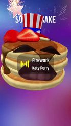 Preview for a Spotlight video that uses the 4th of July Cake Lens