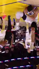 Watch Stephen Curry's intense reaction after a crucial play during a Golden State Warriors game. This close-up captures his focus and emotion on the court. by @warriors with Original Sound by warriors