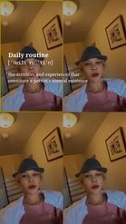 Preview for a Spotlight video that uses the Daily Routine Collage Lens