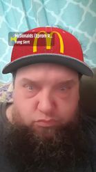 Preview for a Spotlight video that uses the McDonalds Cap Lens