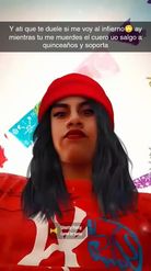 Preview for a Spotlight video that uses the Red Hat and Long Hair Lens