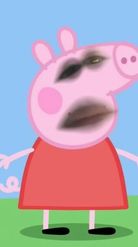 Preview for a Spotlight video that uses the Peppa Pig Face Lens