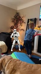 Preview for a Spotlight video that uses the stormtrooper Lens