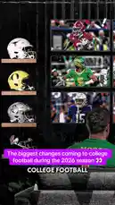 This video breaks down the major changes coming to college football for the 2026 season. It covers the new College Football Playoff format, which guarantees spots for Power Conference champions and Notre Dame if ranked in the top 12. The video also highlights the return of the Pac-12 conference with six new teams and the move of North Dakota State and Sacramento State to higher-level conferences. by @yahoosports with Original Sound by yahoosports