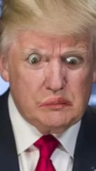 Preview for a Spotlight video that uses the Donald Trump Gaze Lens