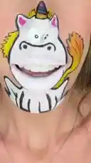 Watch Martine Beerman bring her creativity to life with a stunning unicorn face paint design. This fun and easy-to-follow tutorial shows you how to create a magical look perfect for parties, festivals, or just for having some fun. Learn the steps to transform your face into a charming unicorn with this simple yet effective technique. by @martine with Original Sound by martine