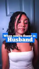 A comedic skit about relationship dynamics, featuring a woman playfully reacting to her husband's actions. This relatable content explores the humorous side of being 'fluent' in your partner, showcasing everyday couple interactions. by @theclassiiics with Original Sound by theclassiiics