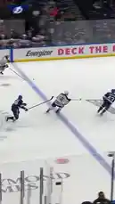 Witness one of Andrei Vasilevskiy's most thrilling saves during the 2025-26 NHL season. The Tampa Bay Lightning goaltender makes a series of incredible stops against the New York Rangers, culminating in a dramatic overtime goal that seals the victory. This top save showcases his elite reflexes and composure under pressure. by @nhl with Original Sound by nhl