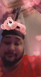 Preview for a Spotlight video that uses the Pink Teddy on Head Lens