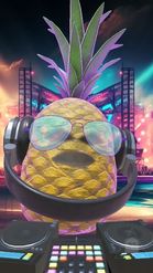 Preview for a Spotlight video that uses the DJ Pineapple Lens