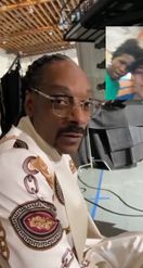 Preview for a Spotlight video that uses the Facetime SnoopDogg Lens