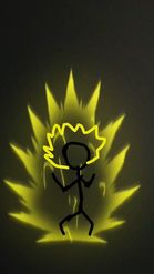 Preview for a Spotlight video that uses the Super Saiyan Lens