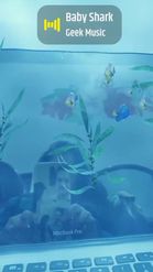 Preview for a Spotlight video that uses the Undersea World Lens