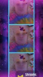 Preview for a Spotlight video that uses the mushrooms vhs Lens