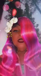 Preview for a Spotlight video that uses the Fairy Hair Lens