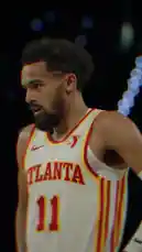 A close-up shot captures NBA player John Wall as he transitions between his Atlanta Hawks jersey and his Washington Wizards jersey. This visual highlights his career journey and team affiliations. by @washwizards with original sound