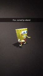 Preview for a Spotlight video that uses the Dance Spongebob Lens