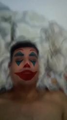 Preview for a Spotlight video that uses the Joker Makeup Lens