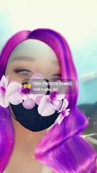 Preview for a Spotlight video that uses the Mask with Orchids Lens
