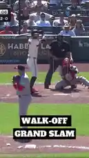 Watch the thrilling moment a San Francisco Giants player launches a walk-off home run into the stands, securing a dramatic victory for his team. The crowd erupts in celebration as the game-winning hit sails over the wall. by @sfgiants with Original Sound by sfgiants