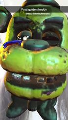 Preview for a Spotlight video that uses the FNAF Worn Freddy Lens