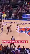 Watch the Atlanta Hawks' dynamic duo, Trae Young and John Collins, execute a back-to-back play during a crucial playoff game. The video captures the intensity of the moment, the crowd's reaction, and the team's focus as they battle for victory. by @atlhawks with Original Sound by atlhawks