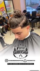 Preview for a Spotlight video that uses the you barbershop Lens