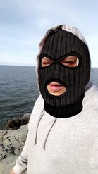 Preview for a Spotlight video that uses the Ski Mask Lens