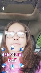 Preview for a Spotlight video that uses the Happy Memorial Day Lens